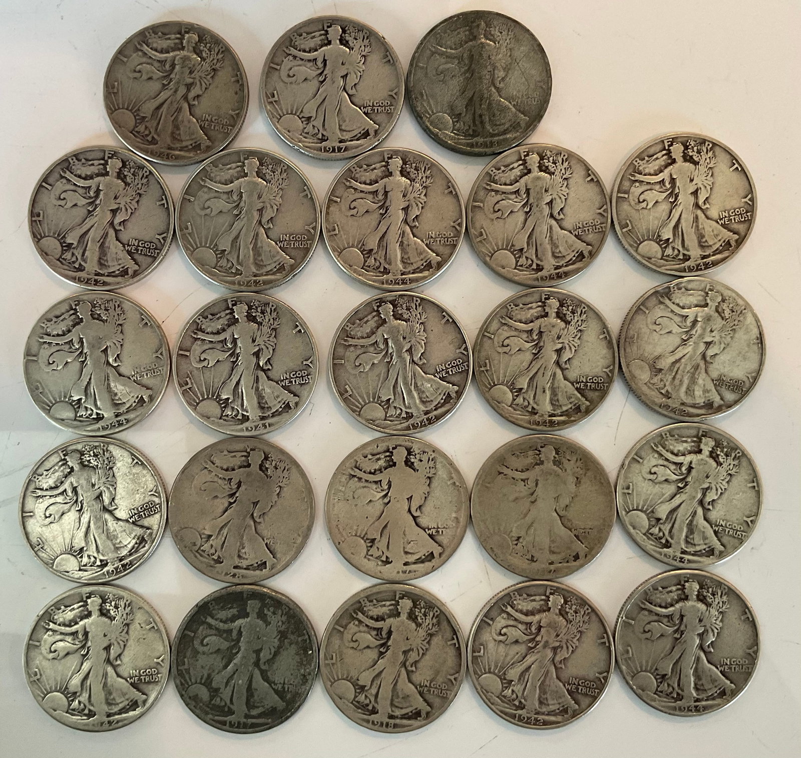 Group of 23 Liberty Half dollars 90 percent silver (1 of 1)