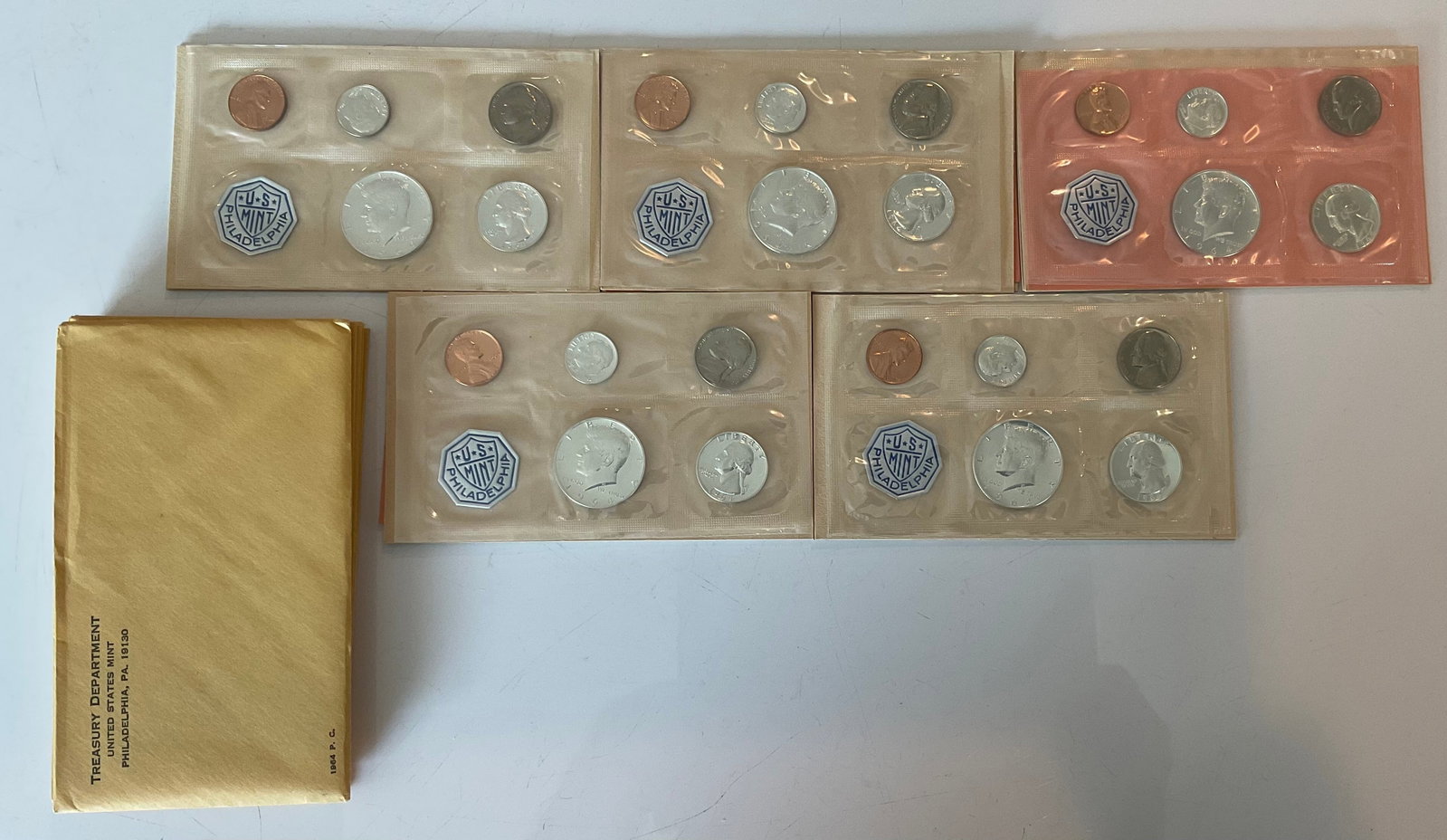 Group of 5 1964 Proof sets original packaging (1 of 1)