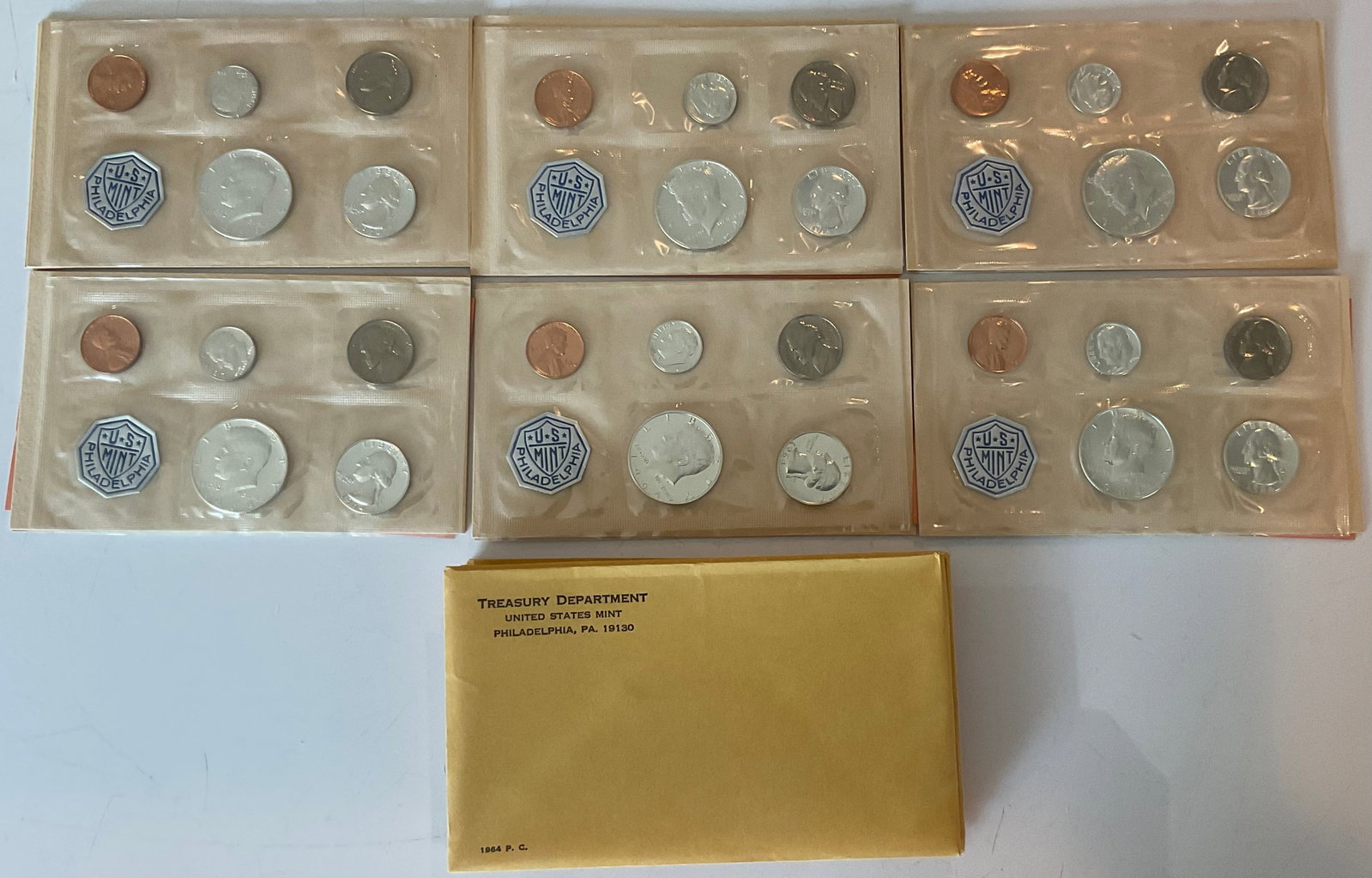 Group of 6 1964 Proof sets original packaging (1 of 1)