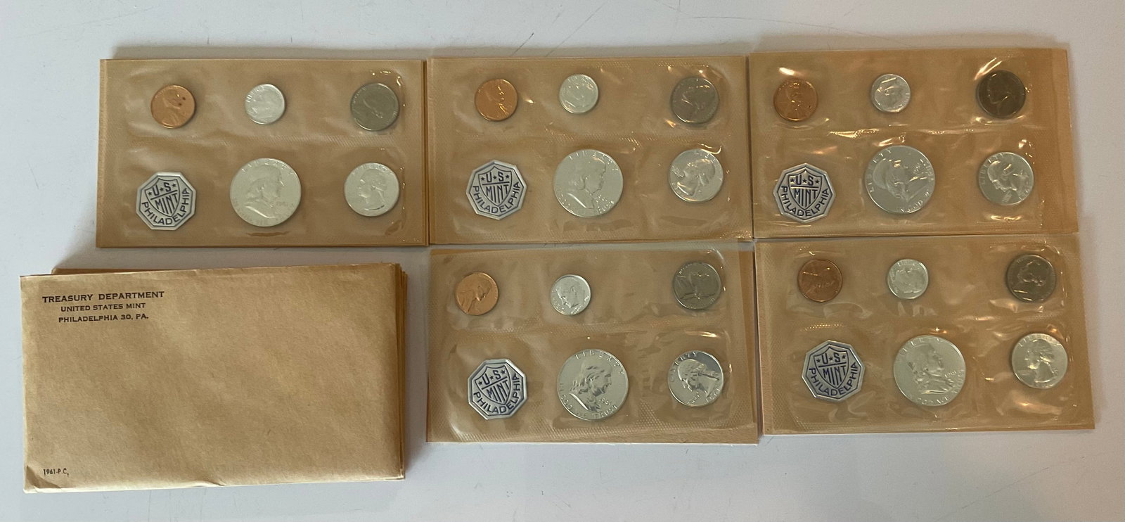 Group of 5 1961 Proof sets original packaging (1 of 1)