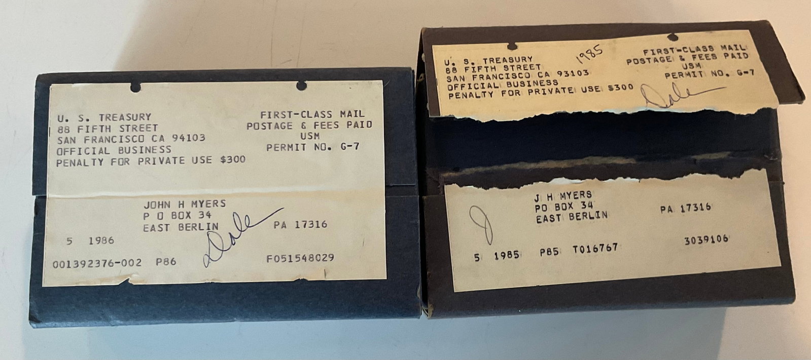 10 proof sets 5 from 1985 5 from 1986 (1 of 1)