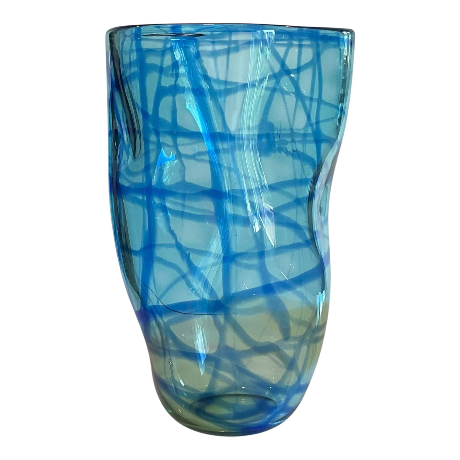 Signed Seguso Viro Murano Art Glass vase (1 of 1)