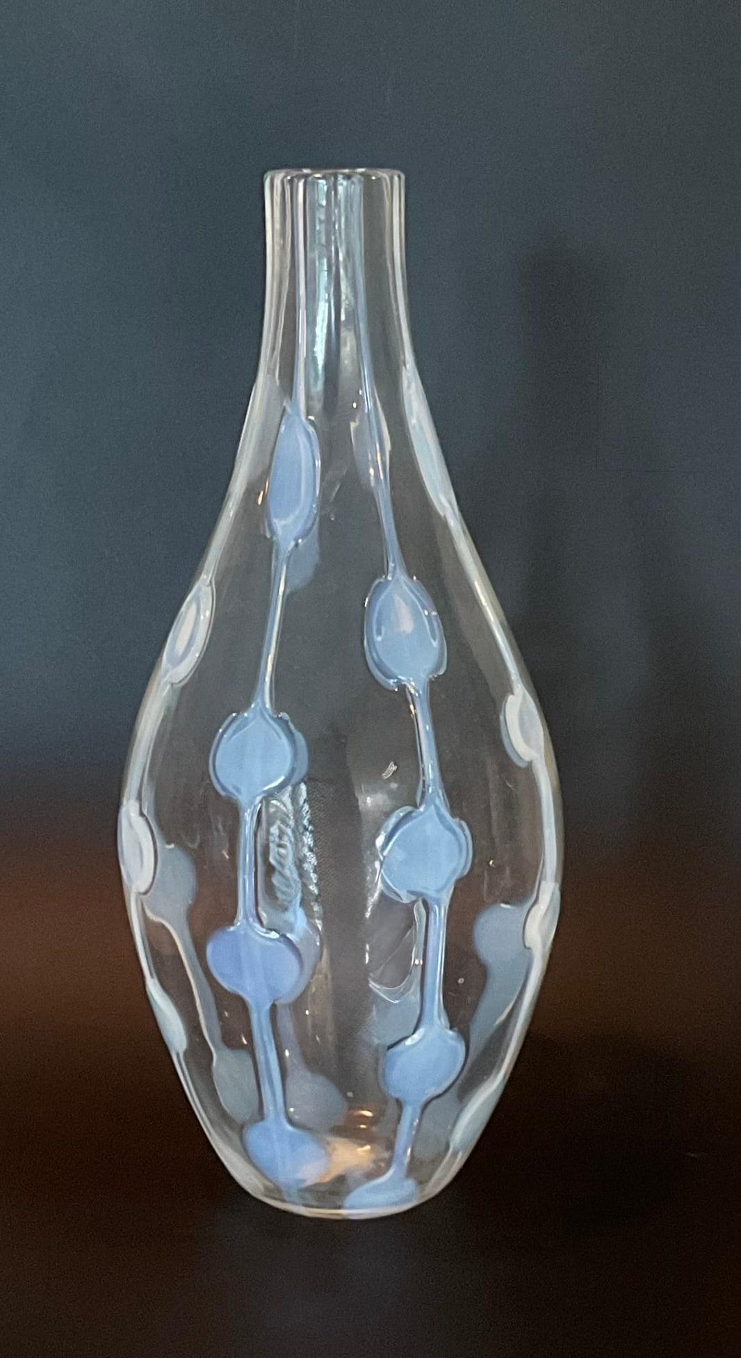 Ercole Barovier (1889-1974) Rare Murano Opalino A Fiamma vase (1 of 1)