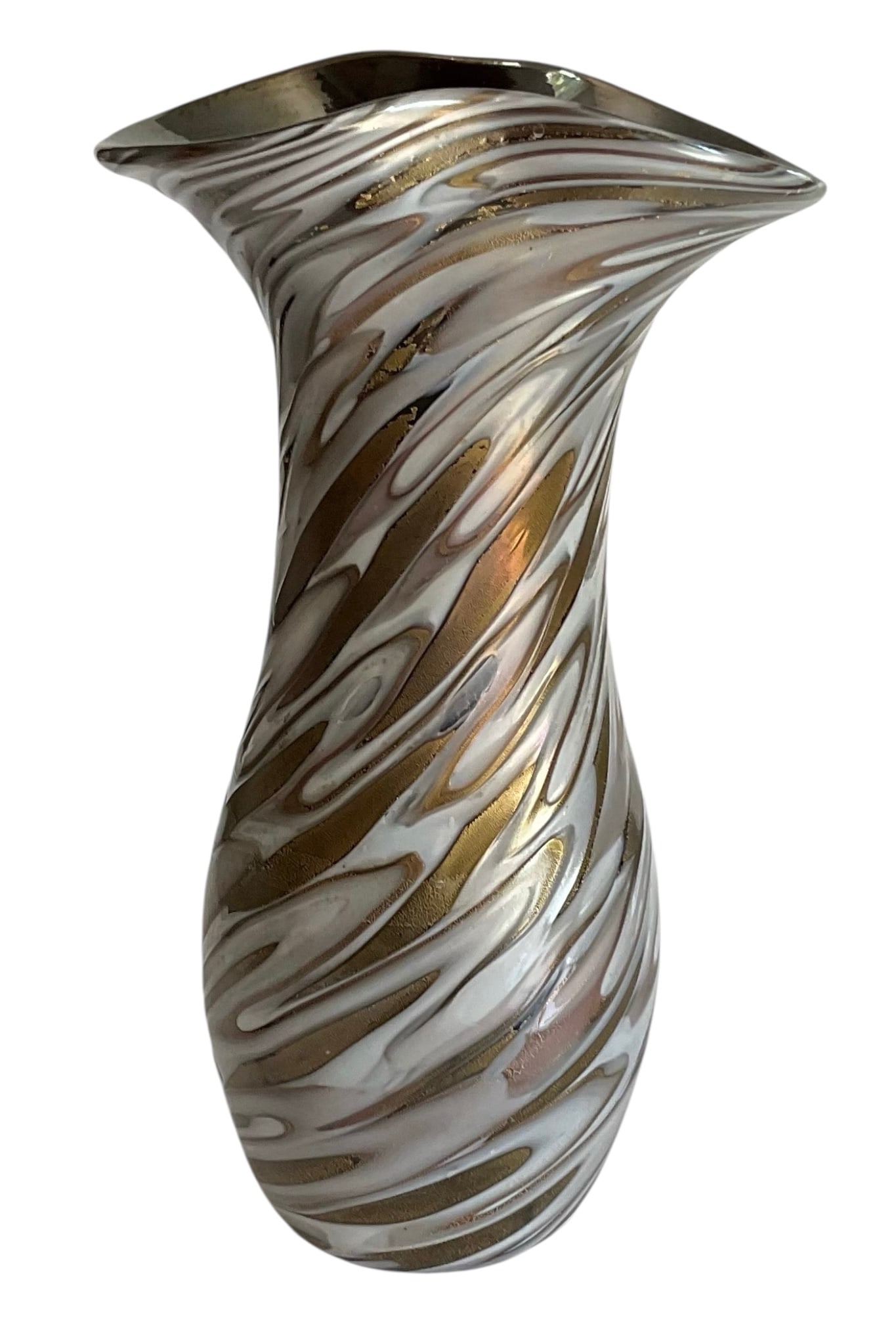 Cenedese Murano Art glass vase with original label (1 of 1)