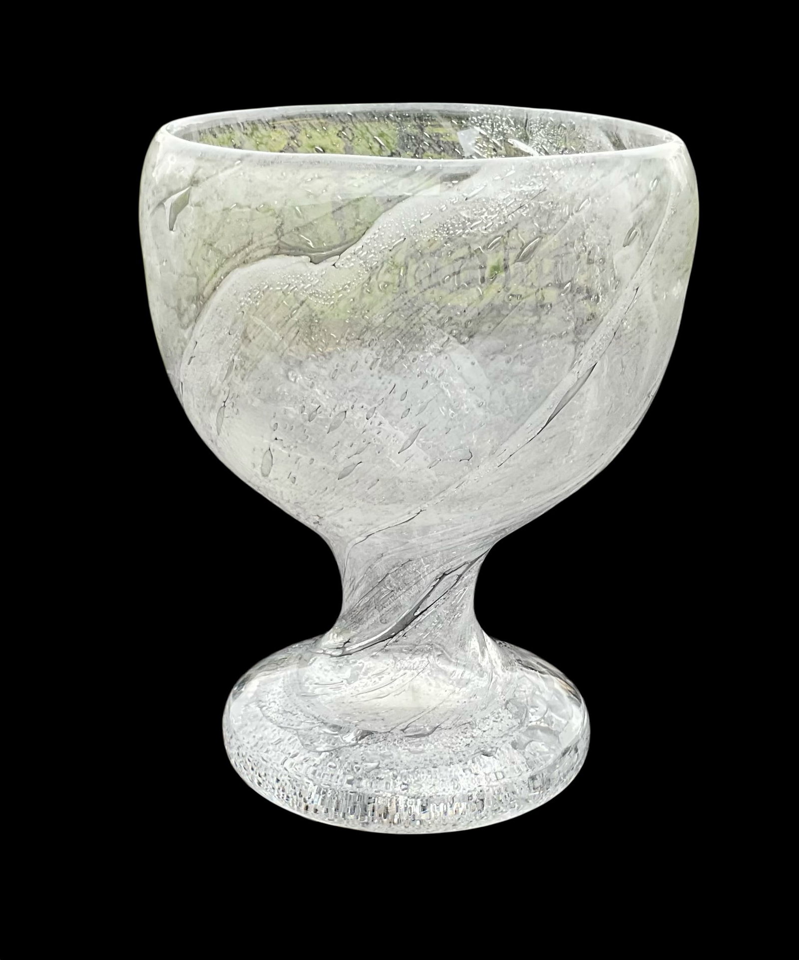Maurice Marinot artist signed french art glass vase: Maurice Marinot artist signed french art glass vase