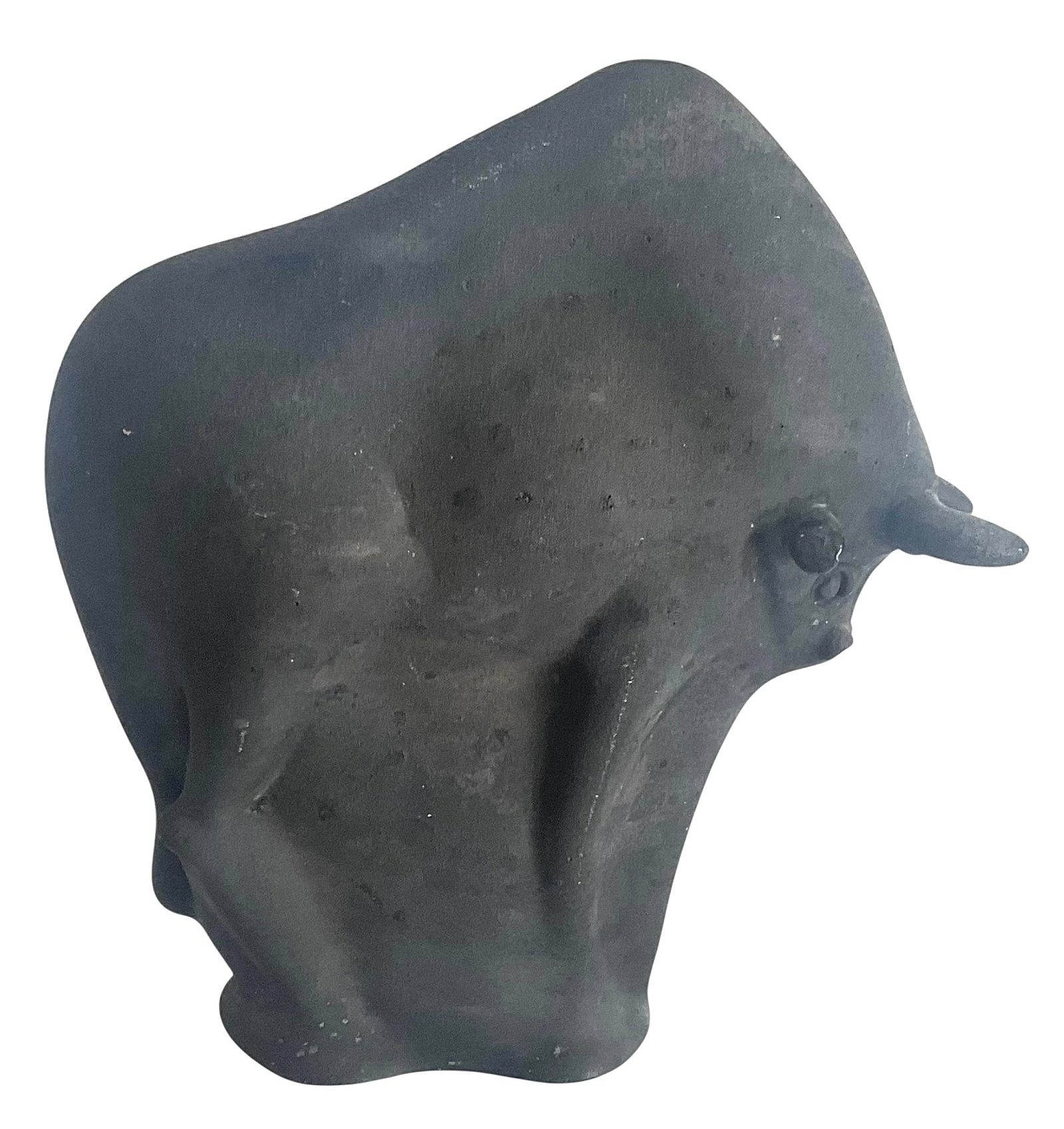Alfredo Barbini Murano art glass sculpture of a bull circa 1950s (1 of 1)