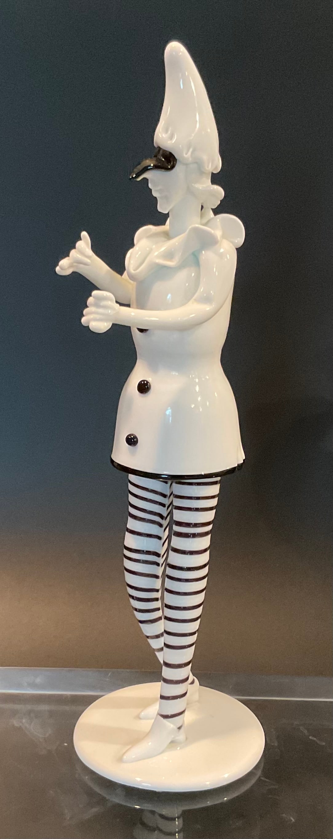 Fulvio Bianconi Murano Art Glass Commedia Del Arte figure circa 1950s (1 of 1)