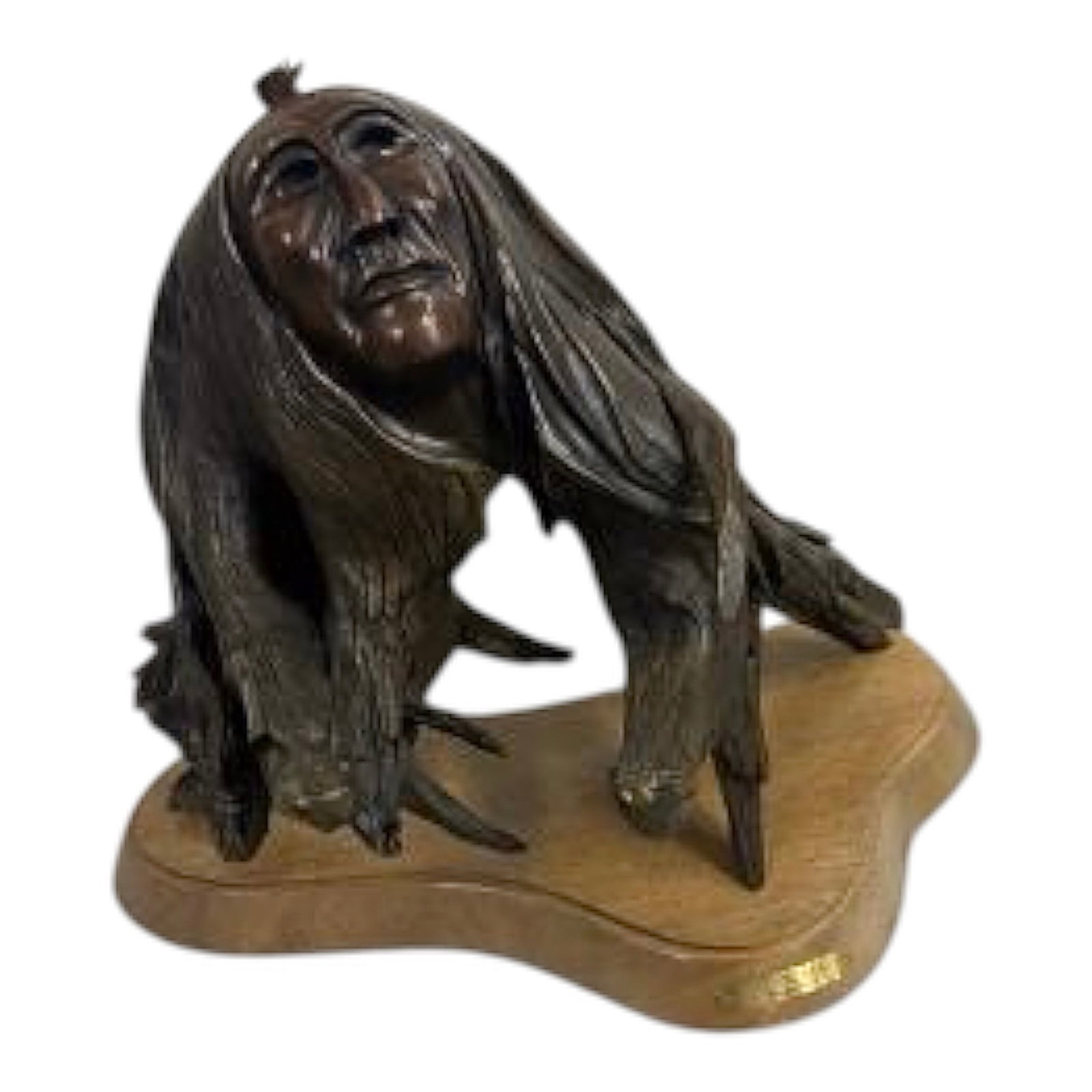 George Beach Bronze sculpture titled See's All (1 of 1)