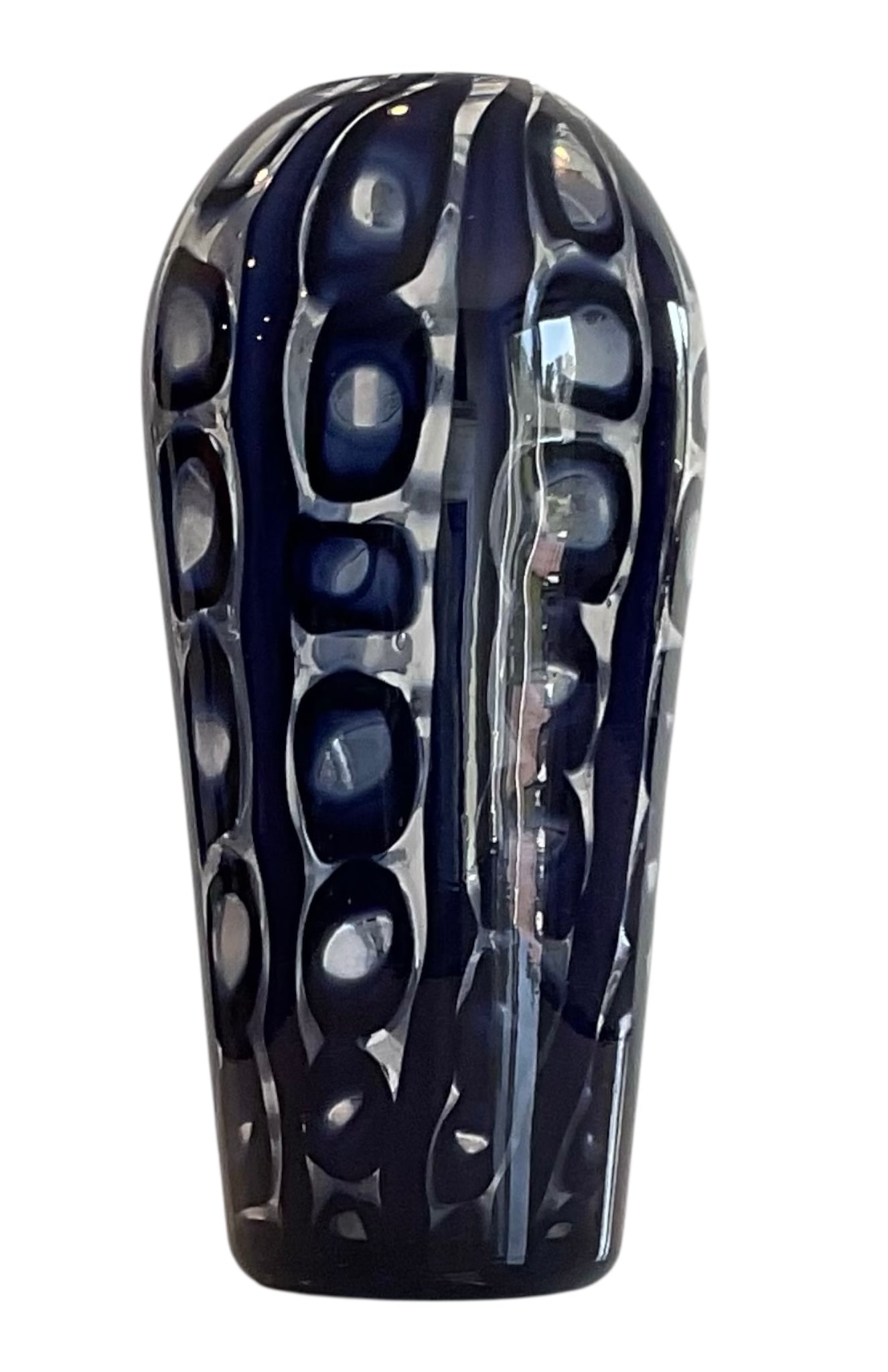 Studio Glass Artist signed murrine vase dated 2007 (1 of 1)