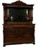 Large American Carved Oak Sideboard w/Claw Feet