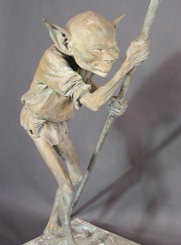 Bronze Garden Statue Sculpture "The Ferryman" by - 2