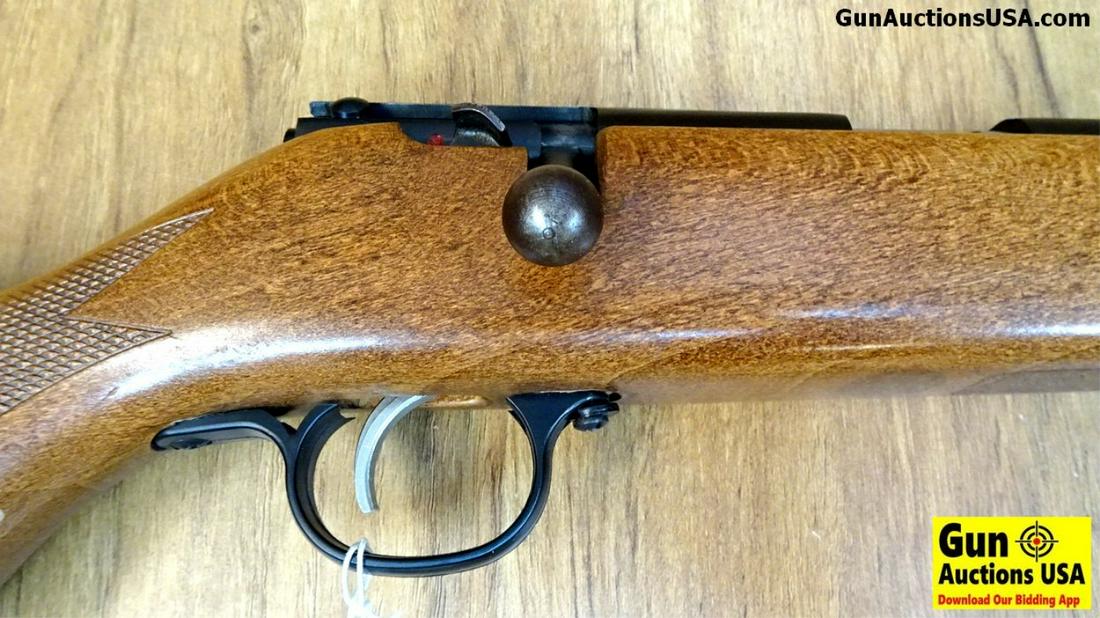 Savage MARK I .22 LR Bolt Action Rifle. Very Good.: Savage MARK I .22 LR Bolt Action Rifle. Very Good. 21" Barrel. Shiny Bore, Tight Action This Canadian Made Savage Boys Rifle is Single Shot, Retains Factory Iron Sights, Receiver is Grooved for Scope 