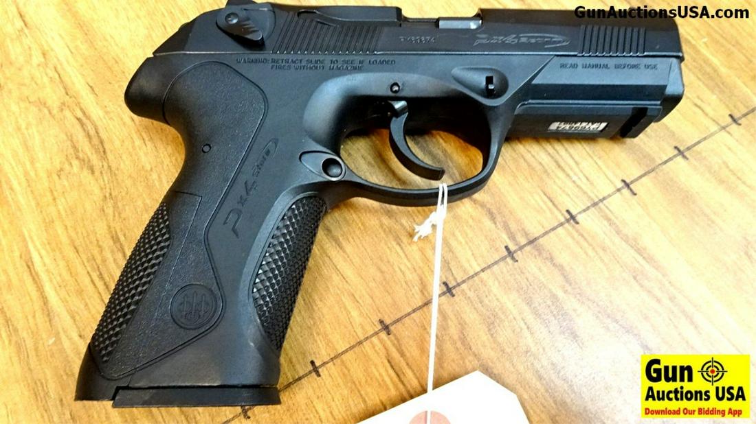 Beretta PX4 STORM .40 S&W Semi Auto Pistol. NEW in: Beretta PX4 STORM .40 S&W Semi Auto Pistol. NEW in Box. 4" Barrel. A Mid Size with Black Steel Slide, 3 Dot Combat Sights, Ambidextrous Safety , Unique Rotating Barrel Lock Up, Nicely Textured Lower, 