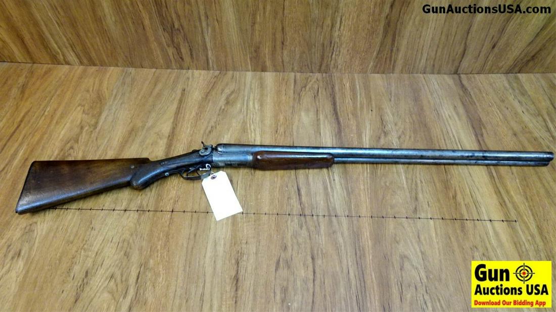 Richards 12 GA. Double Barrel Shotgun. Good Condit: Richards 12 GA. Double Barrel Shotgun. Good Condition. 30" Barrel. Shootable Bore, Tight Action If Only this One Could Talk, Who Doesn't Like a Belgium Rabbit Eared Double Barrel. Barrels are Marked "