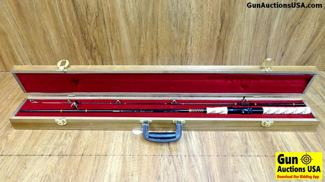 Shakespeare Ugly Stik Fishing Pole. NEW in Box. Th: Shakespeare Ugly Stik Fishing Pole. NEW in Box. This is The Tenth Anniversary Commemorative Ugly Stik, 6 Foot, 6 Inch Medium action Rated for 16 to 17 Lb. Mono Filament. 2 Piece Rod with 6 Gold Eyes. 