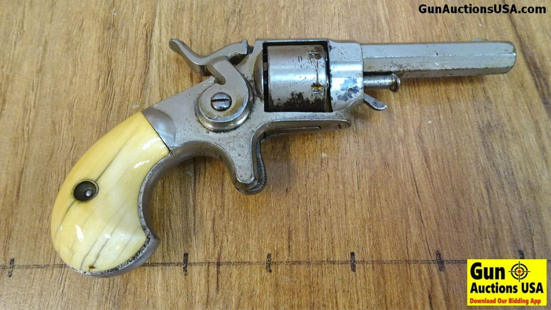 Ethan Allen & Co. 8 .22 Collector's Revolver. Very: Ethan Allen & Co. 8 .22 Collector's Revolver. Very Good. 2.5" Barrel. Shiny Bore, Tight Action This is RARE Wheelock Pocket Rimfire Side Hammer was produced between 1857-1863 in .22 Rimfire (Modern .2