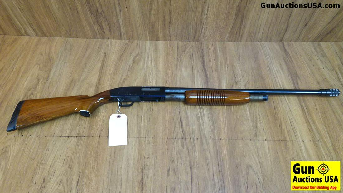 Western Field M650AB 12 ga. Pump Action Shotgun. Very: Western Field M650AB 12 ga. Pump Action Shotgun. Very Good. 26" Barrel. Shiny Bore, Tight Action This Great Old Shotgun Features Plain Barrel, Chambered for 2 3/4 or 3 Inch Shells, Barreled Choked Dev