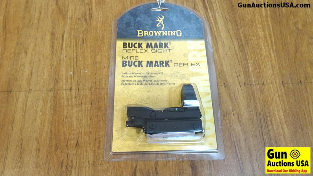 Browning Sight. NEW. Buck mark Reflex Sight, New in: Browning Sight. NEW. Buck mark Reflex Sight, New in Packaging. (38592)