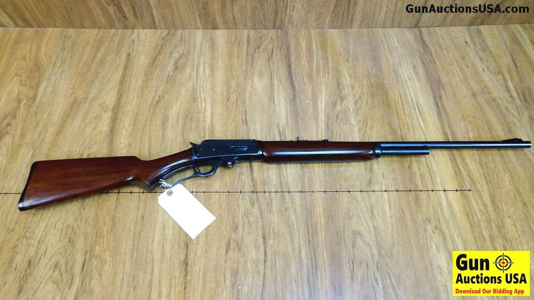 Marlin 36-A-DL SAFETY .30-30 Rifle. Very Good. 24": Marlin 36-A-DL SAFETY .30-30 Rifle. Very Good. 24" Barrel. Shiny Bore, Tight Action Semi Buckhorn Sights, Black American Walnut Stocks, One Small Chip at Toe, Stocks are Pre Bulls Eye, Rifle has a Squ