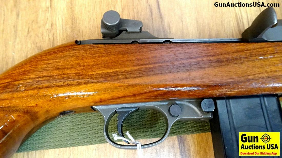 Winchester M-1 Carbine .30 Cal. Rifle. Very Good. 18": Winchester M-1 Carbine .30 Cal. Rifle. Very Good. 18" Barrel. Shiny Bore, Tight Action Winchester Receiver with Blue Sky Barrel, Nicely Parkerized Finish, Barrel has Bayonet Shroud, Push Button Safety