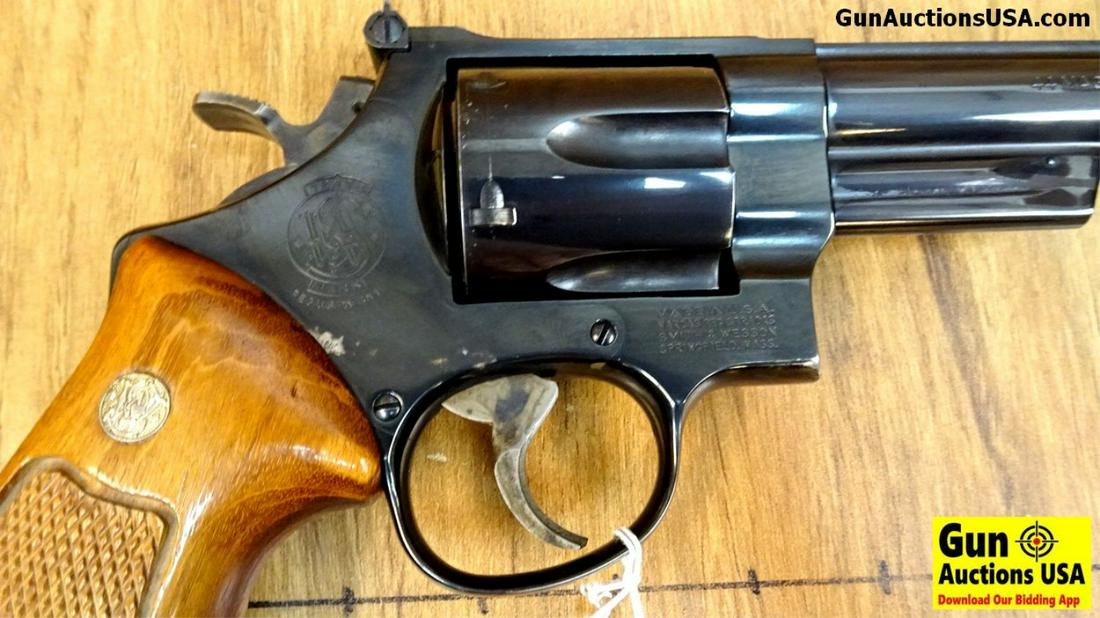 S&W 29-3 .44 MAGNUM Revolver. Very Good. 5.75" Barrel.: S&W 29-3 .44 MAGNUM Revolver. Very Good. 5.75" Barrel. Shiny Bore, Tight Action Hard to Stop A Model 29! Very Capable. Red Ramp Front Sight and White Outline Rear, Wide Serrated Target Trigger with Wi