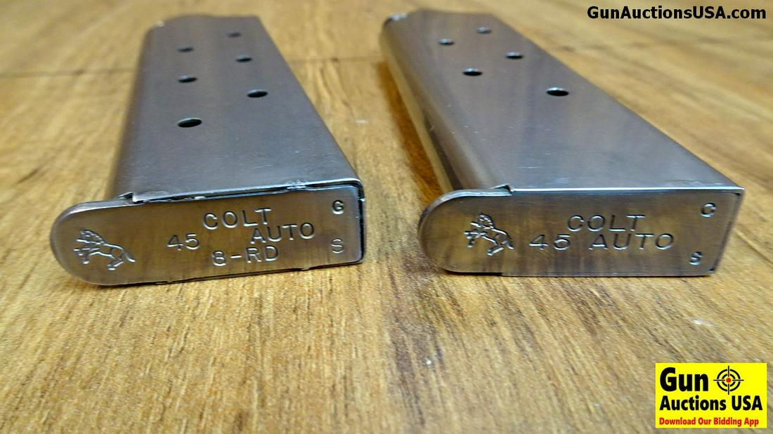 Colt 0.45 . Lot of Two 1911 Colt Magazines. (41382): Colt 0.45 . Lot of Two 1911 Colt Magazines. (41382)