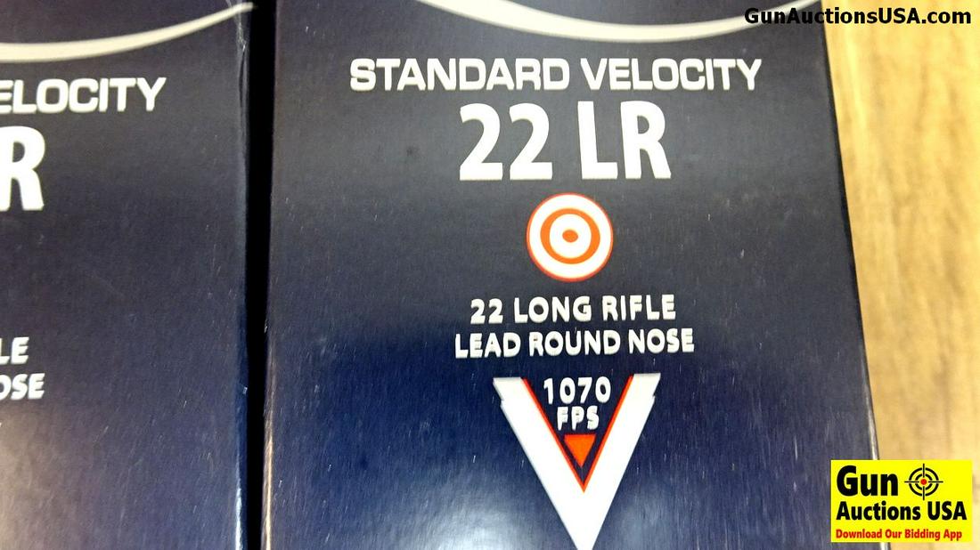 CCI .22LR Ammo. 1000 Rounds of 40 Grain Lead Round: CCI .22LR Ammo. 1000 Rounds of 40 Grain Lead Round Nose. CCI Standard Velocity .22 LR ammunition is ideal for plinking or competition training . (38141)