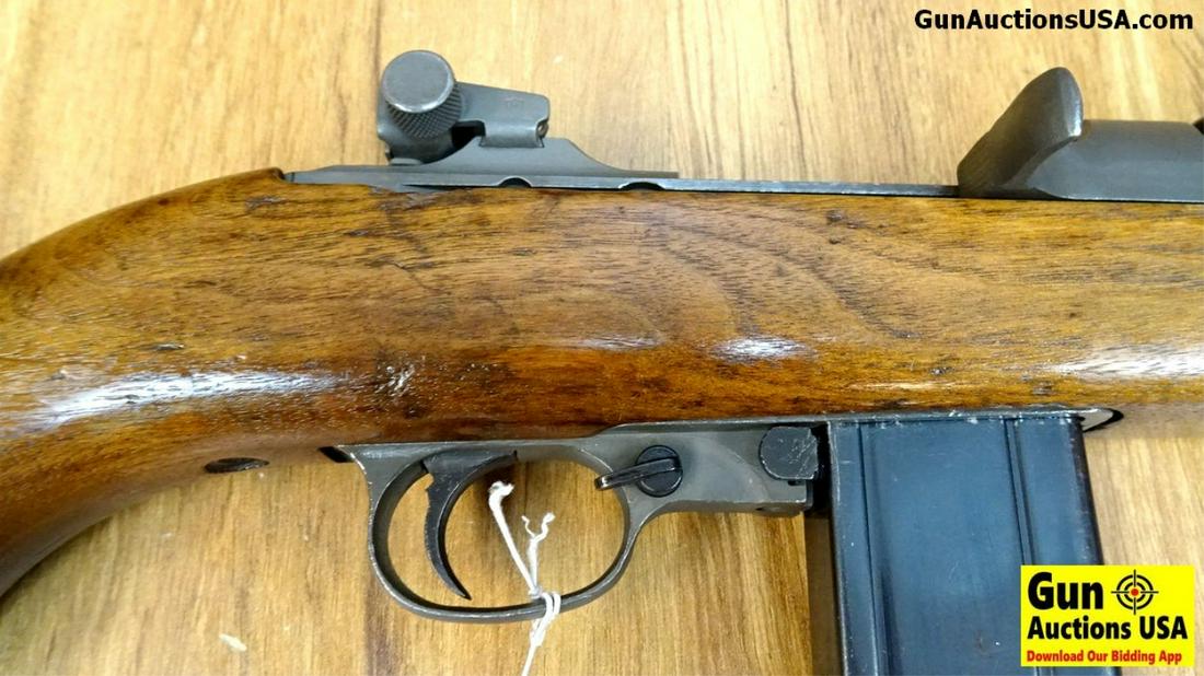 IBM M1 CARBINE .30 Cal. Rifle. Very Good. 18" Barrel.: IBM M1 CARBINE .30 Cal. Rifle. Very Good. 18" Barrel. Shiny Bore, Tight Action Barrel and Receiver are Stamped IBM, Left Side of Barrel is Stamped " Blue Sky". There is a Barrel Shroud with Bayonet Lu
