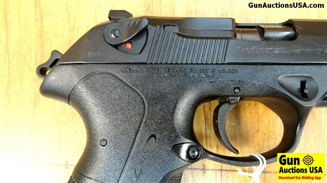 Beretta PX4 STORM 9MM Pistol. Excellent Condition. 4": Beretta PX4 STORM 9MM Pistol. Excellent Condition. 4" Barrel. Shiny Bore, Tight Action Smooth as Glass and Utilize a Unique Rotating Barrel Lock. Black Steel Slide with Front and Rear Serrations, Ambi