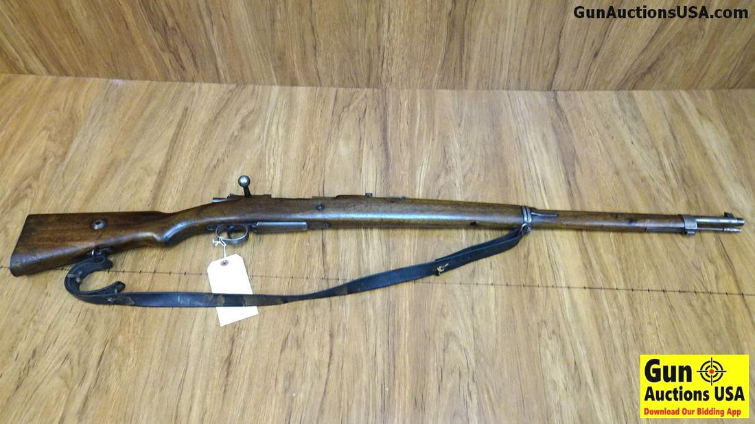 Turkish Mauser 8 MM Rifle . Good Condition. 29.5": Turkish Mauser 8 MM Rifle . Good Condition. 29.5" Barrel. Shootable Bore, Tight Action Metal Now in the White, Retaining Military Sights and Cleaning Rod as well as Original Leather Sling. Stocks Show