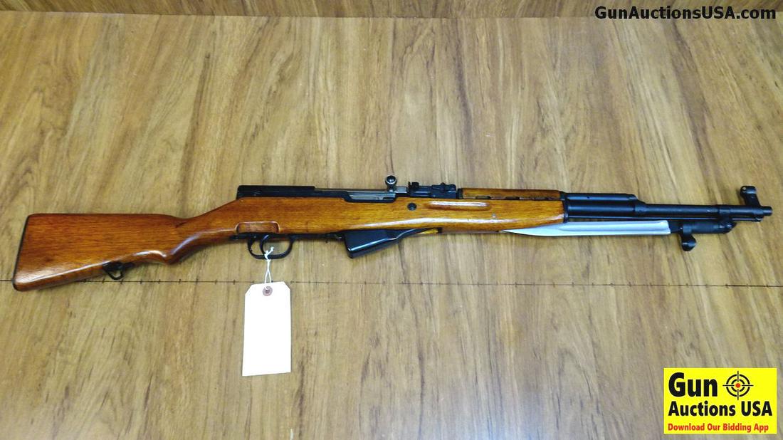 Chinese SKS 7.62 Rifle. Excellent Condition. 20": Chinese SKS 7.62 Rifle. Excellent Condition. 20" Barrel. Shiny Bore, Tight Action A Beautiful SKS, Bluing is Perfect, Barreled Action, Bolt and Bottom Metal All Match, Blade Type Bayonet is On the Rif