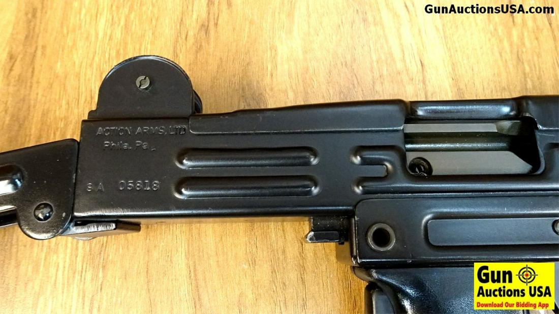 IMI - ISRAEL Model A 9MM Rifle. Excellent Condition.: IMI - ISRAEL Model A 9MM Rifle. Excellent Condition. 16.5" Barrel. Shiny Bore, Tight Action UZI Carbine, Features Iron Sights, Collapsible Folding Stock, Traditional Black UZI finish, Safety On Grip, 
