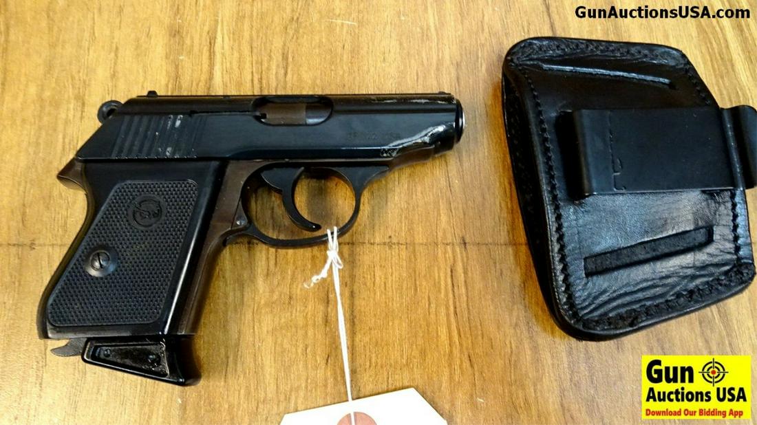 IVER JOHNSON TP.22 .22 CAL Pistol. Very Good. 2.75": IVER JOHNSON TP.22 .22 CAL Pistol. Very Good. 2.75" Barrel. Shiny Bore, Tight Action Features All Black Finish with Some Holster Wear On Slide, Fixed Combat Sights with External Extractor, Safety On S