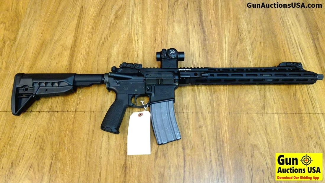 BOUCAN ARMORY MULTI Rifle. Very Good. 16.5" Barrel.: BOUCAN ARMORY MULTI Rifle. Very Good. 16.5" Barrel. Shiny Bore, Tight Action This Carbine Features H Bar Barrel, Free Float Aluminum Rail By CRS X Products, Flip Up Magpul Sights and a Vortex Spark Re