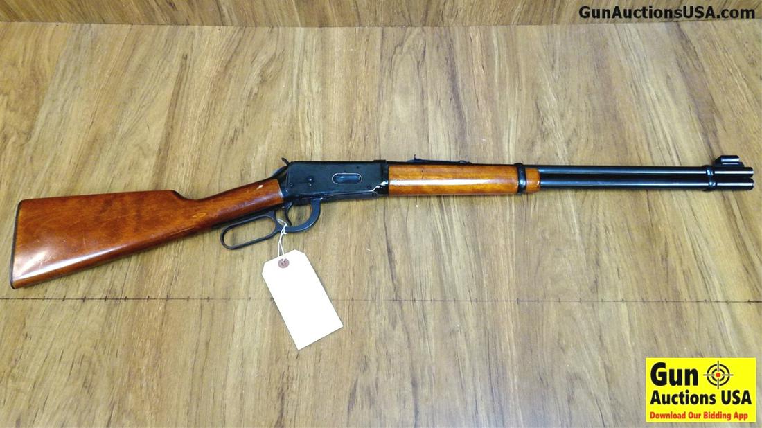 Winchester 94 .44 MAGNUM COLLECTOR'S Rifle. Very Good.: Winchester 94 .44 MAGNUM COLLECTOR'S Rifle. Very Good. 20" Barrel. Shiny Bore, Tight Action Very Nice to See in this Caliber! This is a Saddle Ring Carbine and Features Adjustable Semi Buckhorn Sights