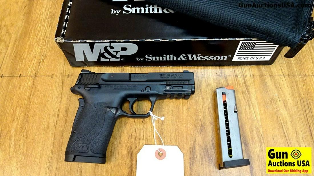 Smith & Wesson M&P 380 SHIELD EZ .380 ACP EZ Pistol.: Smith & Wesson M&P 380 SHIELD EZ .380 ACP EZ Pistol. Like New. 3.625" Barrel. Super Easy to Work the Slide, Black Steel with Loader Chamber Indicator, 3 Dot Combat sights, Nicely Textured Grip with Gr