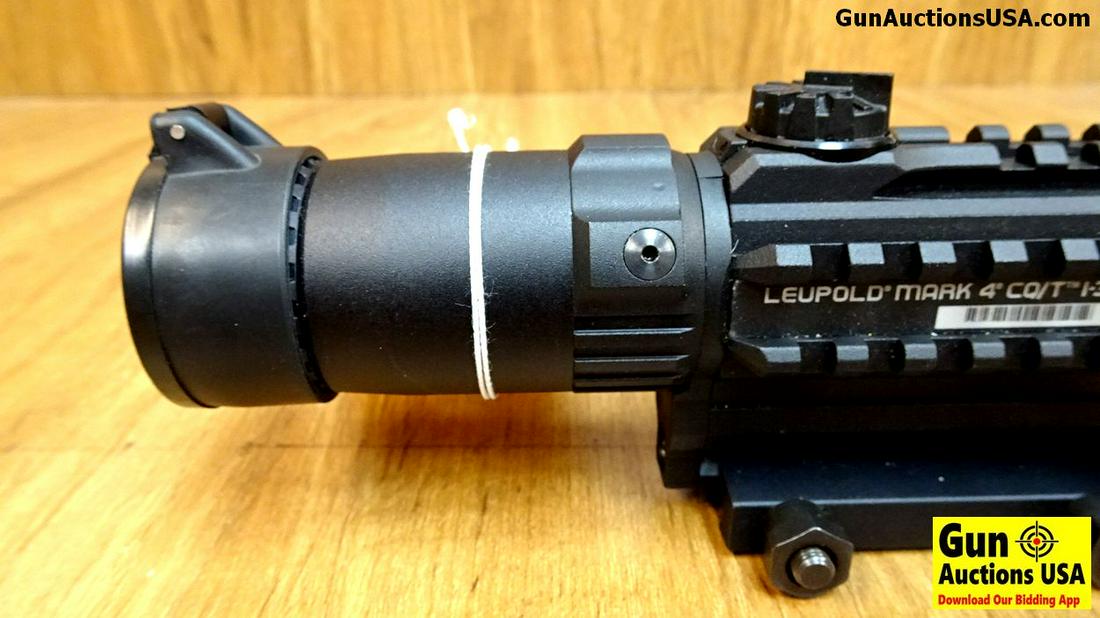 Leupold MKIV Colt Scope. 1-3x14 MM Scope. Visible 2nd F: Leupold MKIV Colt Scope. 1-3x14 MM Scope. Visible 2nd Focal Plain Circle Dot Reticle. WOW! (42814)