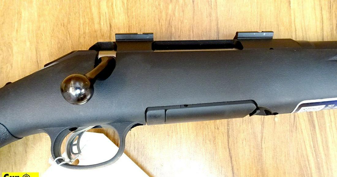 Ruger AMERICAN 223 REM Rifle. Excellent Condition. 22": Ruger AMERICAN 223 REM Rifle. Excellent Condition. 22" Barrel. Shiny Bore, Tight Action Light Weight and Super Accurate! Black Synthetic Stock and the Barreled Action is Bedded into a Metallic V Lock.