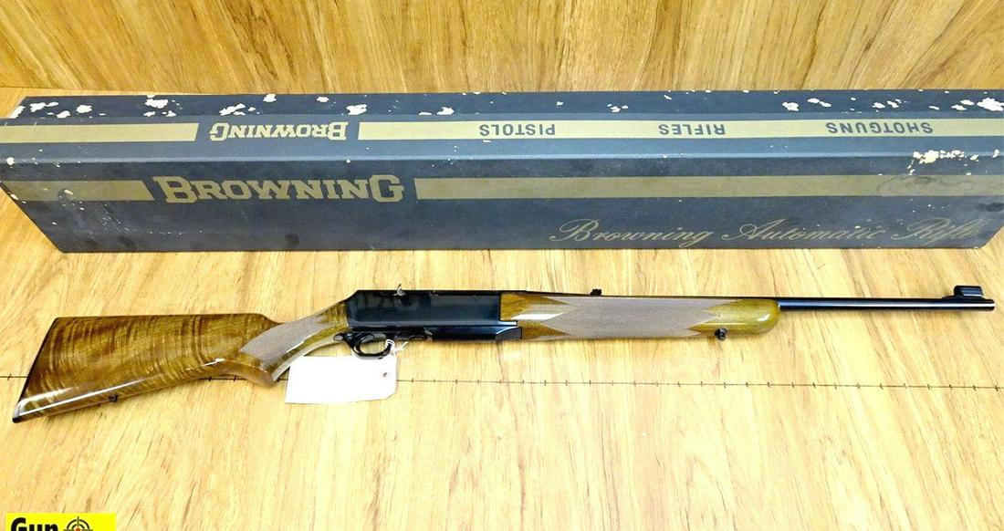 Browning BAR 30-06SPRG COLLECTOR'S Rifle. Like New. 22": Browning BAR 30-06SPRG COLLECTOR'S Rifle. Like New. 22" Barrel. High Polished Blue with Factory Iron Sights, Straight Grained Stocks that are Nicely Checkered, Very Hard to Find New In Box!!! Collecto
