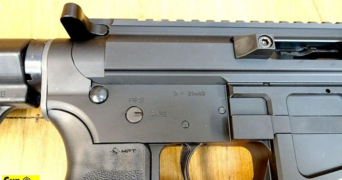 FM FMP9 9MM Pistol. NEW in Box. 3" Barrel. Features a: FM FMP9 9MM Pistol. NEW in Box. 3" Barrel. Features a Free Float Shroud with Hand Stop, Full Length Picatinny Rail, AR Style Controls with a MFT Stock, Box, Papers and One Magazine. Get it While You C