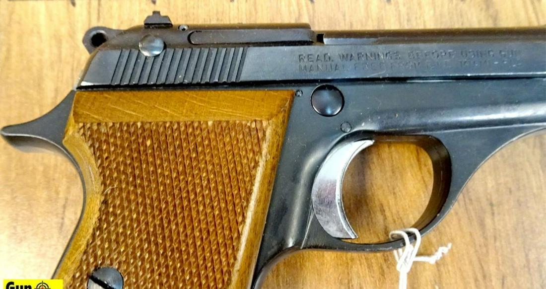 F.I.E. E22 .22 LR Pistol. Needs Repair. 3.5" Barrel.: F.I.E. E22 .22 LR Pistol. Needs Repair. 3.5" Barrel. Shiny Bore, Tight Action A Beretta Clone, Fixed Combat Sights, Open Slide Design, Checkered Wood Grips, Original Magazine with Finger Rest. Weapon 