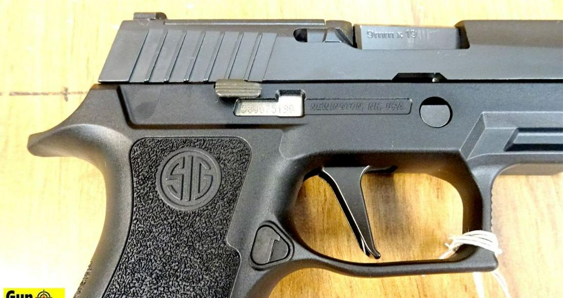 SIG P320 X-SERIES 9 MM Pistol. NEW in Box. 4.75": SIG P320 X-SERIES 9 MM Pistol. NEW in Box. 4.75" Barrel. Features a Black Steel Slide with TGH3 Nite Sights, Removable Cover for Optics on Slide, Full Size Grip that is Nicely Textured with Light Rail