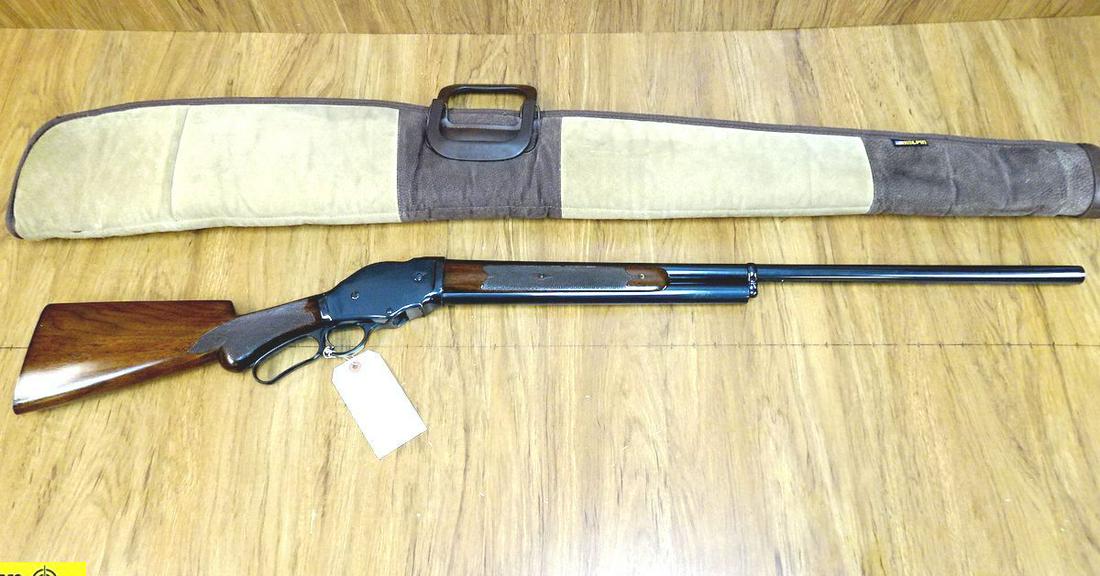 Winchester 12 Ga. Shotgun. Very Good. 30" Barrel. Shiny: Winchester 12 Ga. Shotgun. Very Good. 30" Barrel. Shiny Bore, Tight Action Very Nice, Well Done Restoration on this Winchester Lever Action. Plain Barrel with Brass Bead, Choked Full. Stocks are in Ve