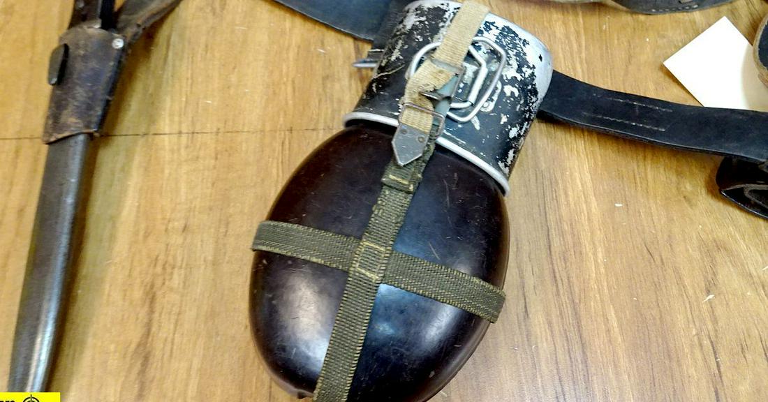 German Field Gear . Good Condition. WWII German Combat: German Field Gear . Good Condition. WWII German Combat Rig to include Heer Belt and Buckle, Ammo Pouches, Y-Straps, Bayonet with matching numbers, canteen with cup. All in good used condition. A "been