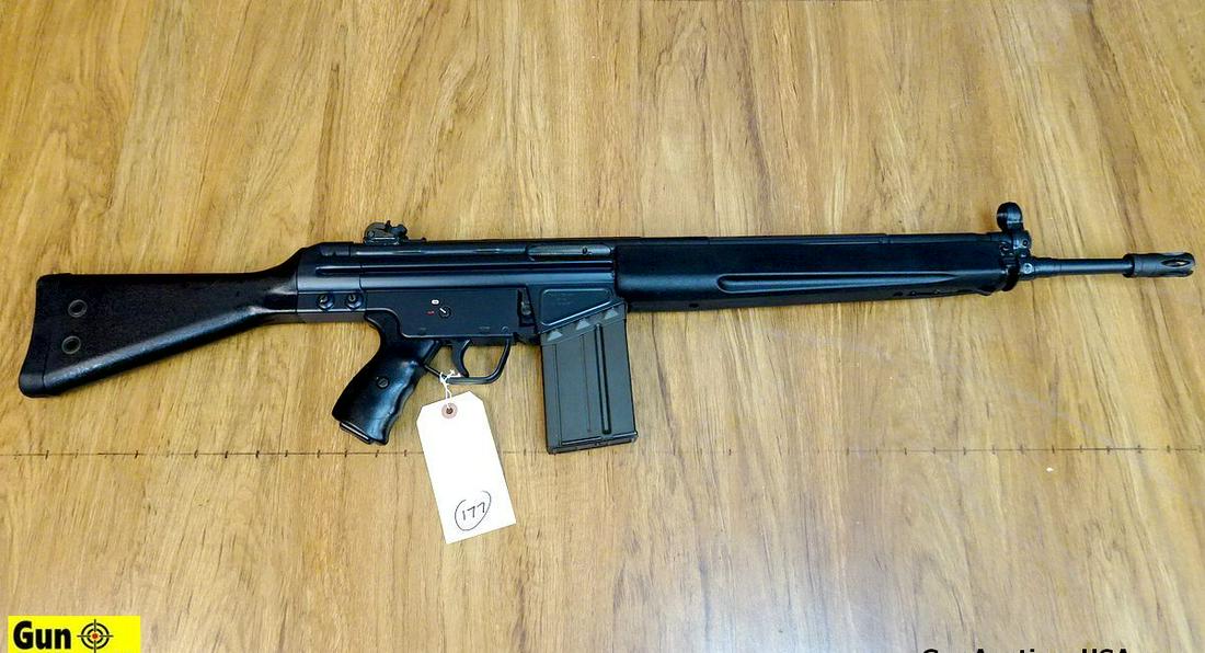 H&K HK91 .308 Rifle. Excellent Condition. 18" Barrel.: H&K HK91 .308 Rifle. Excellent Condition. 18" Barrel. Shiny Bore, Tight Action Everyone Needs One of These! MADE IN GERMANY. Attractive Black Matt Finish, Turret Style Rear Sight, All H&K Furniture, 6