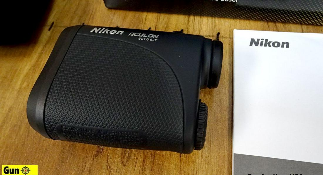 Nikon ACULON Laser Range Finder. Like New. Dark Green: Nikon ACULON Laser Range Finder. Like New. Dark Green Laser Range Finder with Box and Papers. Compact Measurement out to 550 Yards. . (49696)