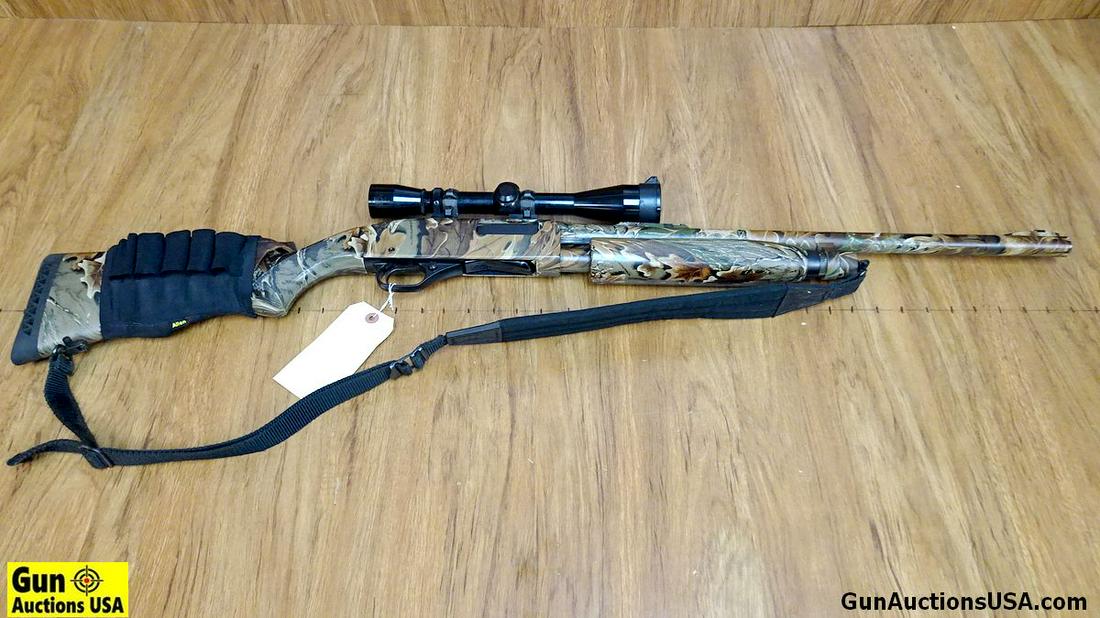 Winchester 1300 12 ga. Shotgun. Excellent Condition.: Winchester 1300 12 ga. Shotgun. Excellent Condition. 22" Barrel. Shiny Bore, Tight Action Completely Covered with Advantage Camo, Rear Sight has been Removed for Scope Use, Bore is Fully Rifled, Barre