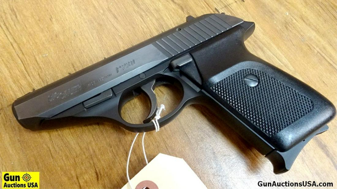 SIG P230 .380 ACP Pistol. Excellent Condition. 3.5": SIG P230 .380 ACP Pistol. Excellent Condition. 3.5" Barrel. Shiny Bore, Tight Action Features Polished Flats, Matt Rounds, 2 Dot Combat Sights, External Extractor with Loaded Chamber Indicator. Wrap A