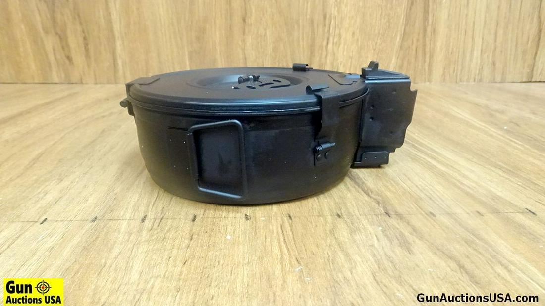 RWB AK47 7.62x39 Drum Magazine. NEW in Box. Black: RWB AK47 7.62x39 Drum Magazine. NEW in Box. Black Steel, Wind Up, Steel Korean Drum 75 Round Capacity Magazine. . (46592)