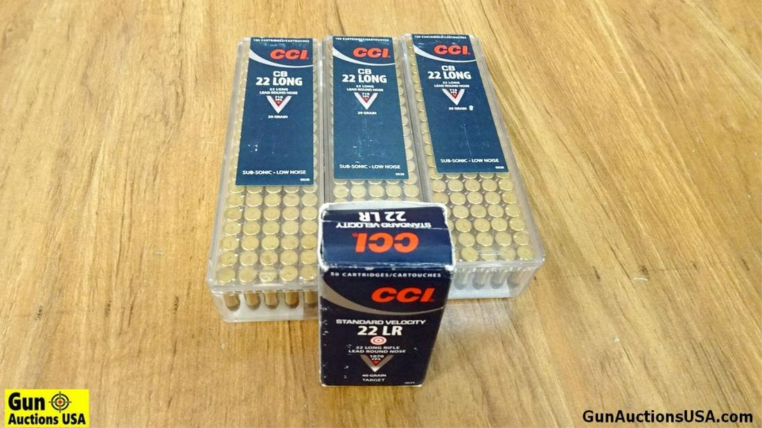 CCI 22 LR Ammo. 330 Rounds of Mixed. . (51002): CCI 22 LR Ammo. 330 Rounds of Mixed. . (51002)